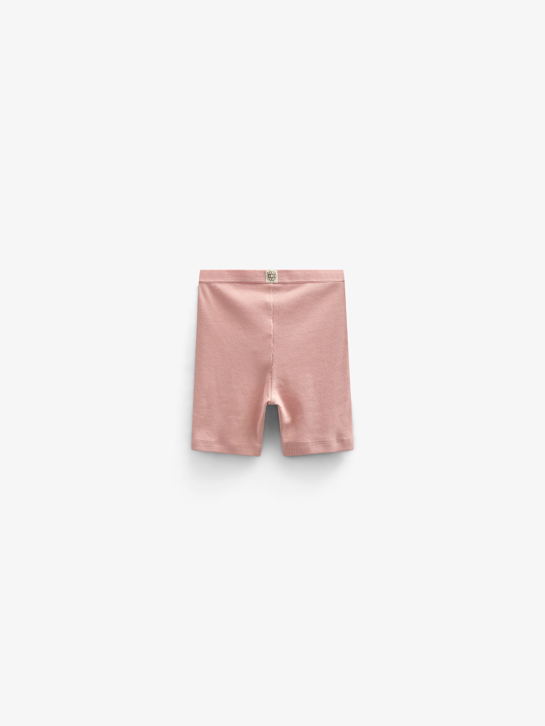 Modal Rib Korte Tights - Kids - Rose Tan | 101314 Lottie