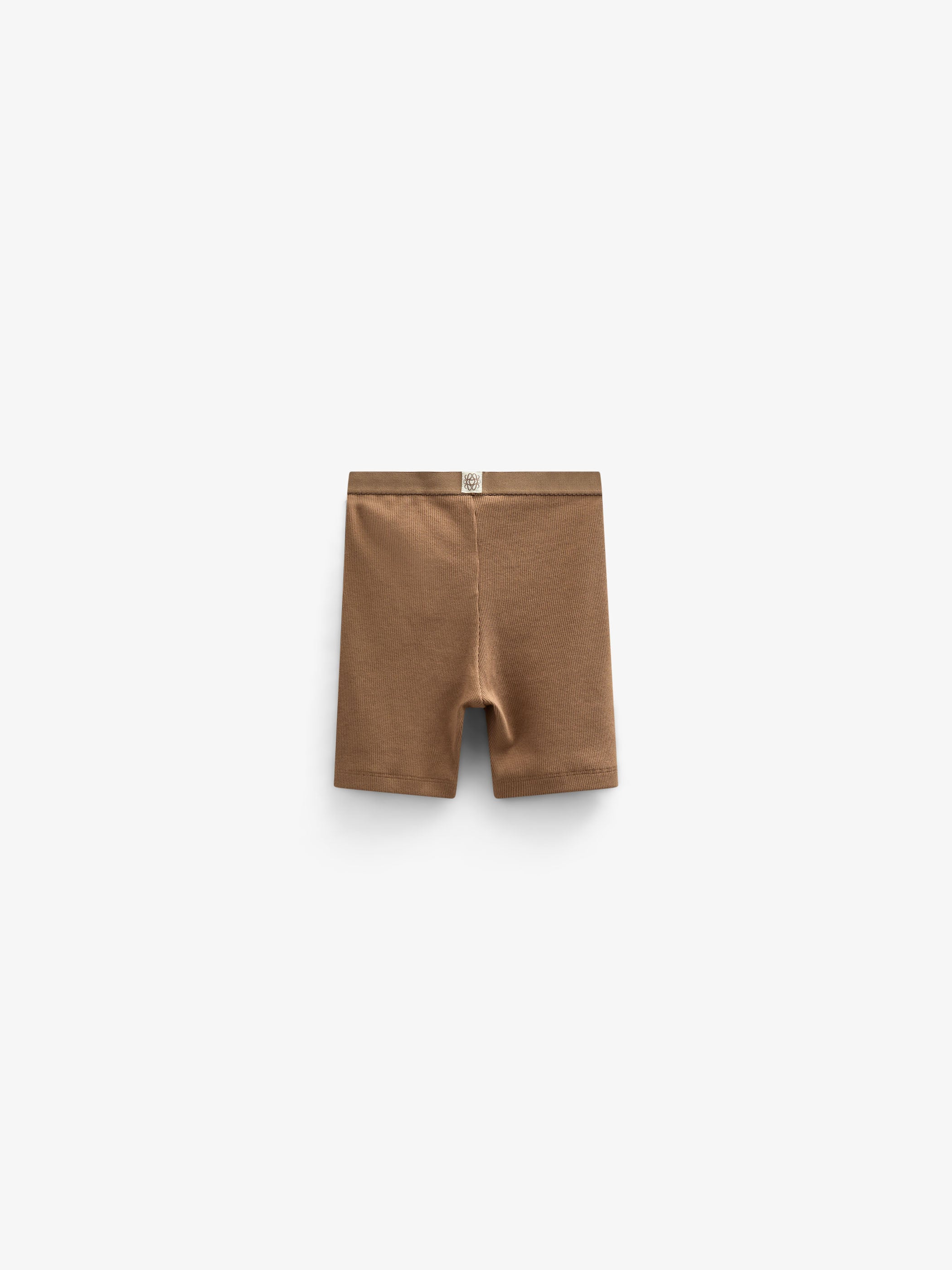Korte Modal Rib leggings - Kids - Coconut | 101316 Lottie