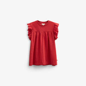 Jersey blouse - Kids - Cherry Red | 101328 Lucia