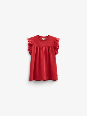 Jersey blouse - Tween - Cherry Red | 101329 Lucia