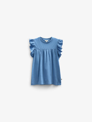 Jersey blouse - Kids - Blue | 101330 Lucia