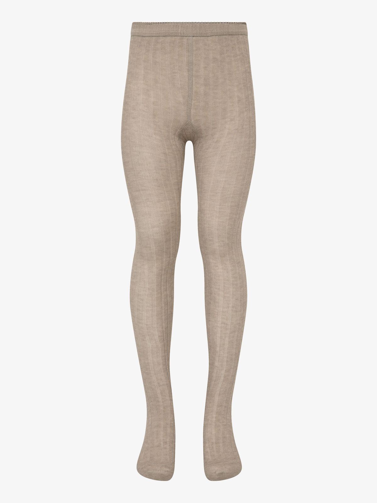 MP Katoenen ribpanty - Tween - Light Brown Melange | 101396 MP Cotton Rib tights
