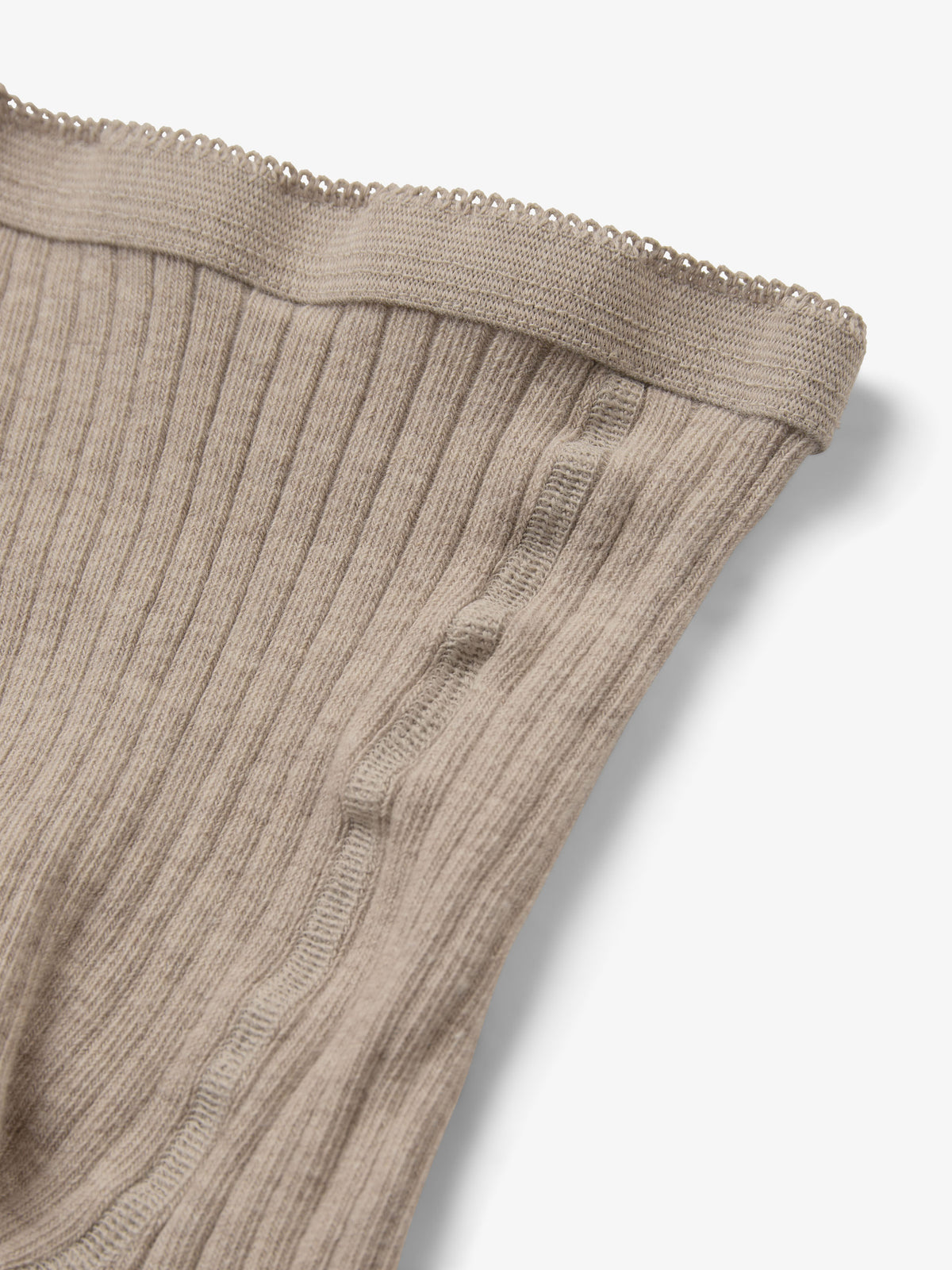 MP Katoenen ribpanty - Tween - Light Brown Melange | 101396 MP Cotton Rib tights