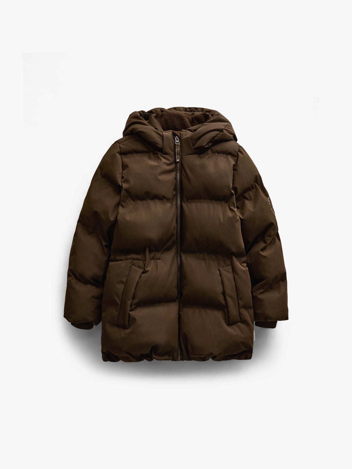 Adventure® gewatteerde winterjas met verstelbare taille Tween - Dark Brown | 101414 Elenor