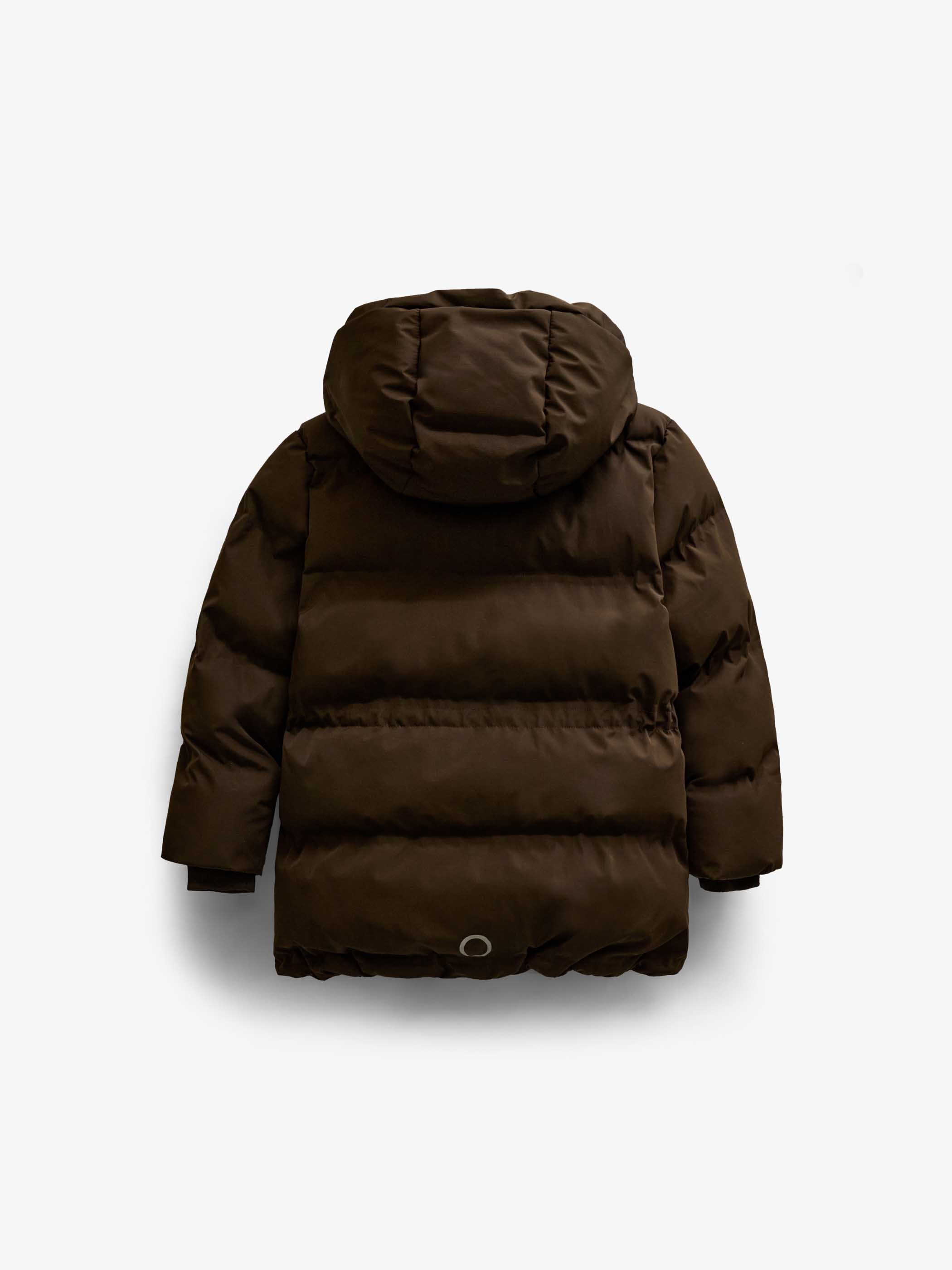 Adventure® gewatteerde winterjas met verstelbare taille Tween - Dark Brown | 101414 Elenor
