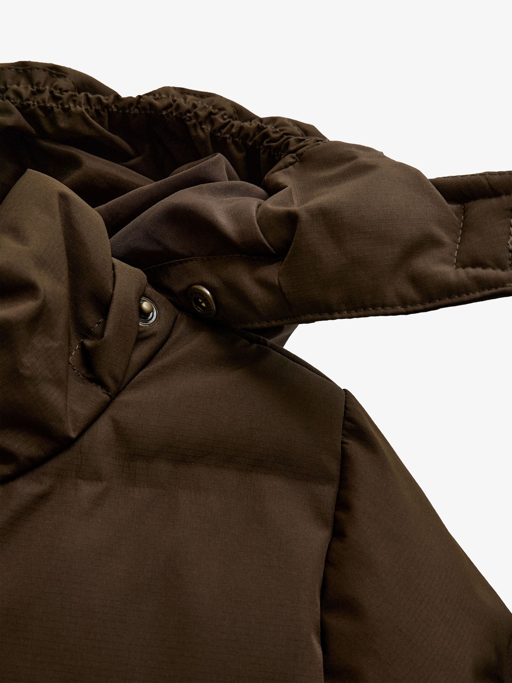 Adventure® gewatteerde winterjas met verstelbare taille Tween - Dark Brown | 101414 Elenor