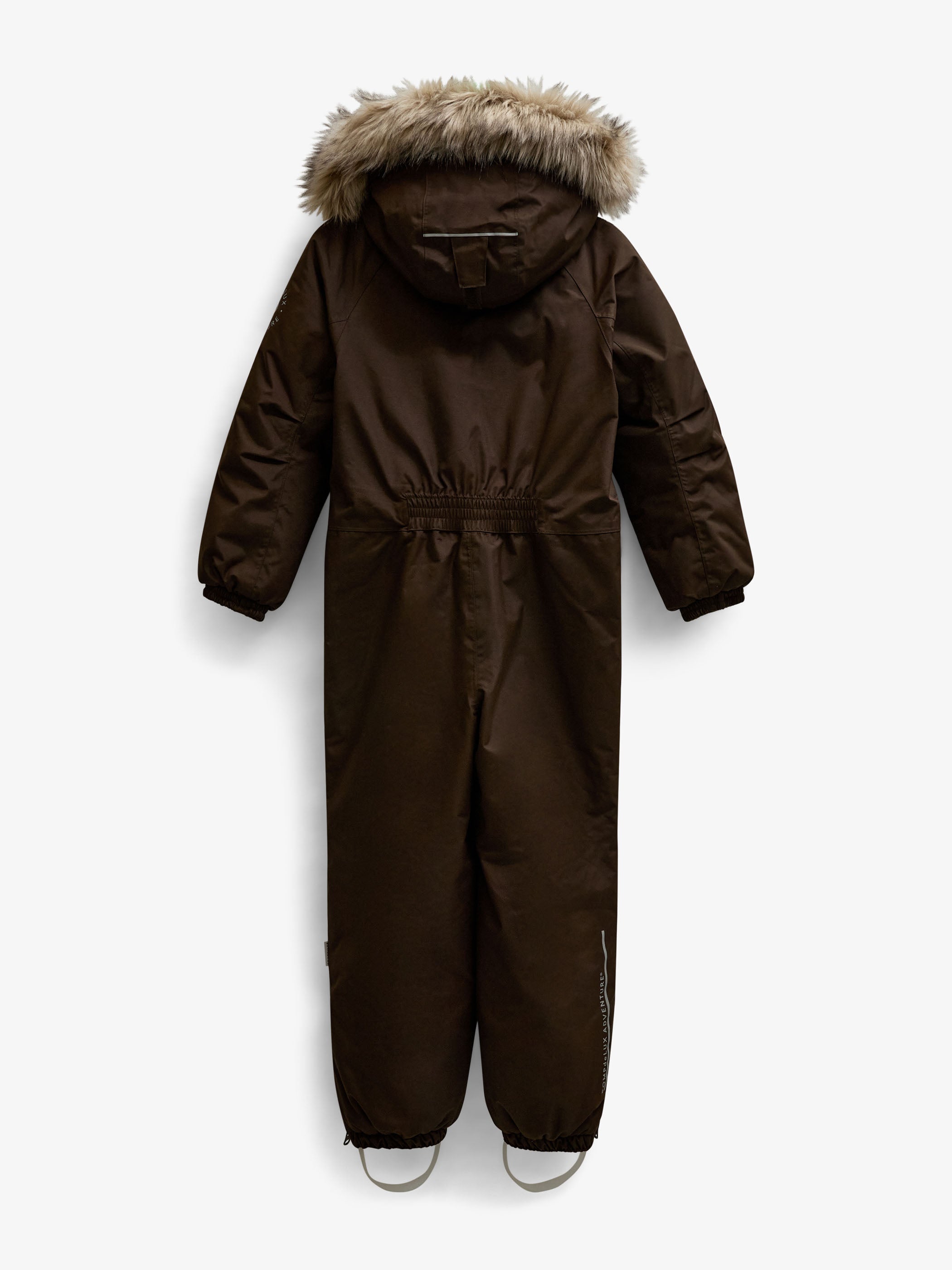 Snowsuit with Faux Fur - Kids - Dark Brown | 101424 Sky