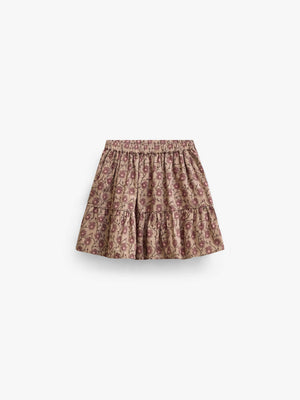 Gebloemde katoenen rok Tween - Rose/Bordeaux | 101430 Nova