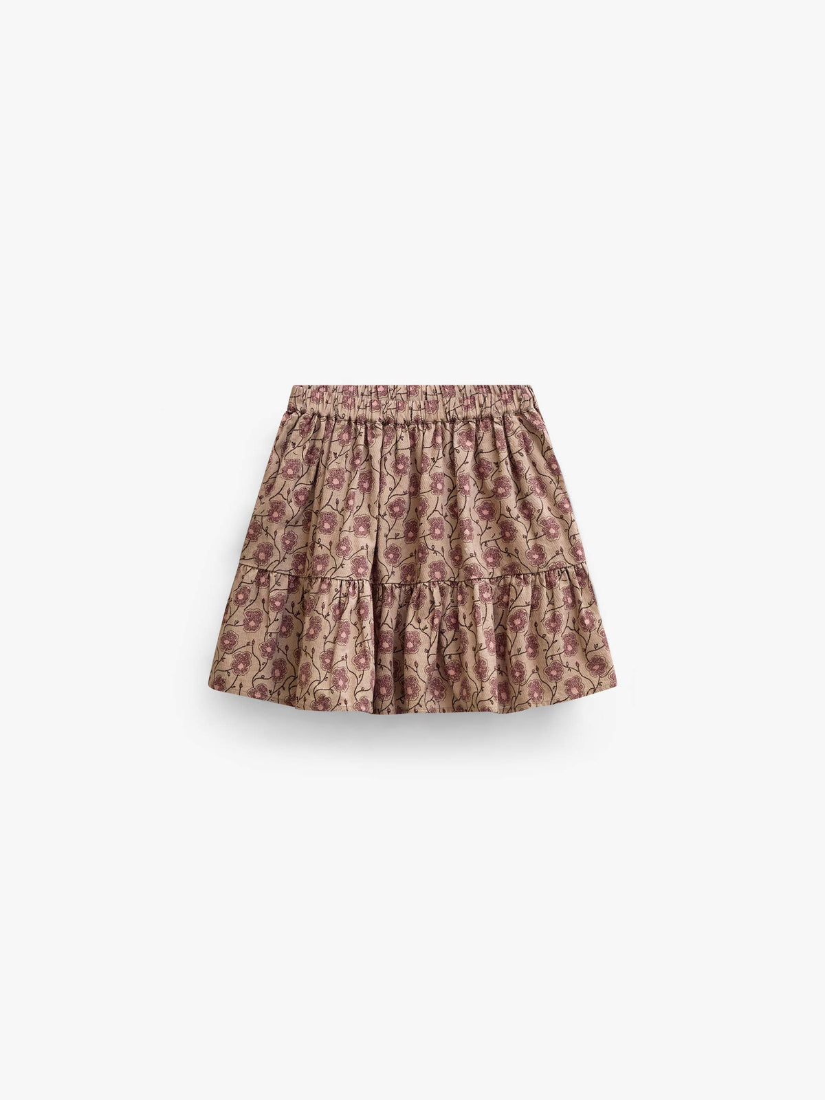 Gebloemde katoenen rok Kids - Rose/Bordeaux | 101429 Nova