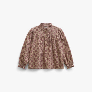 Gebloemde katoenen blouse Tween - Rose/Bordeaux | 101434 Nova