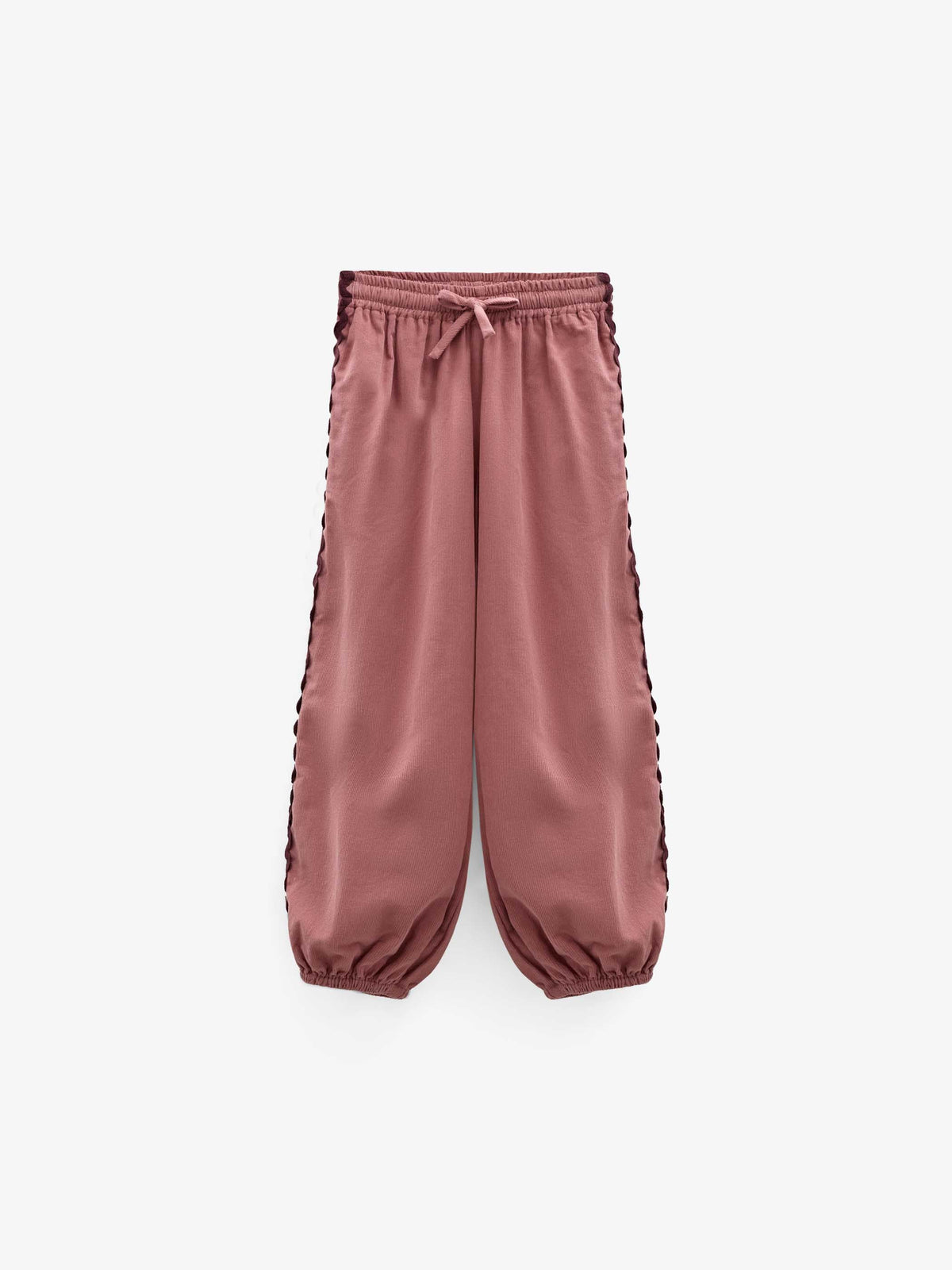 Ric Rac Corduroy Trousers - Kids - Dusty Rose | 101483 Sille