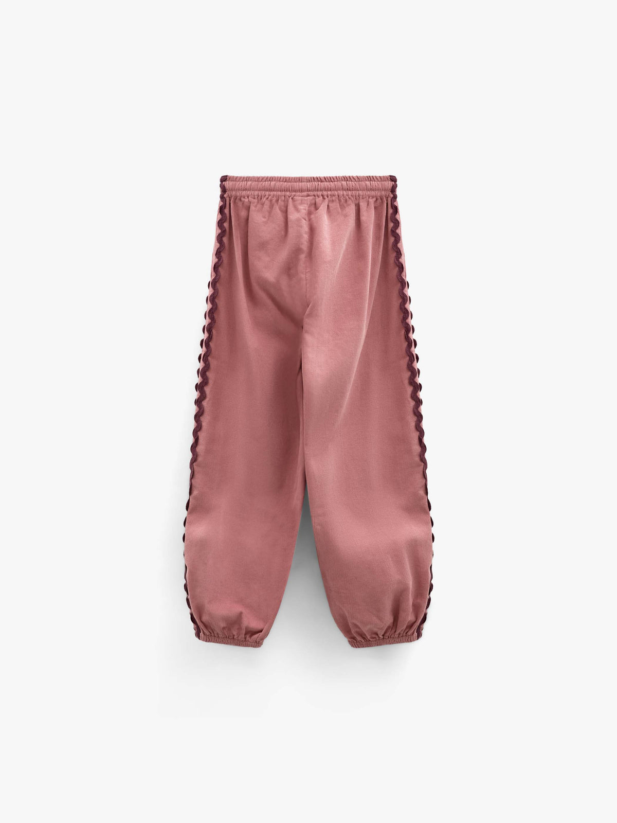 Corduroy broek met zigzagband Tween - Dusty Rose | 101484 Sille