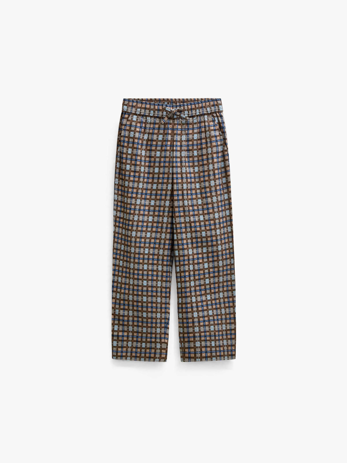 Geruite katoenen broek Tween - Blue | 101492 Penny