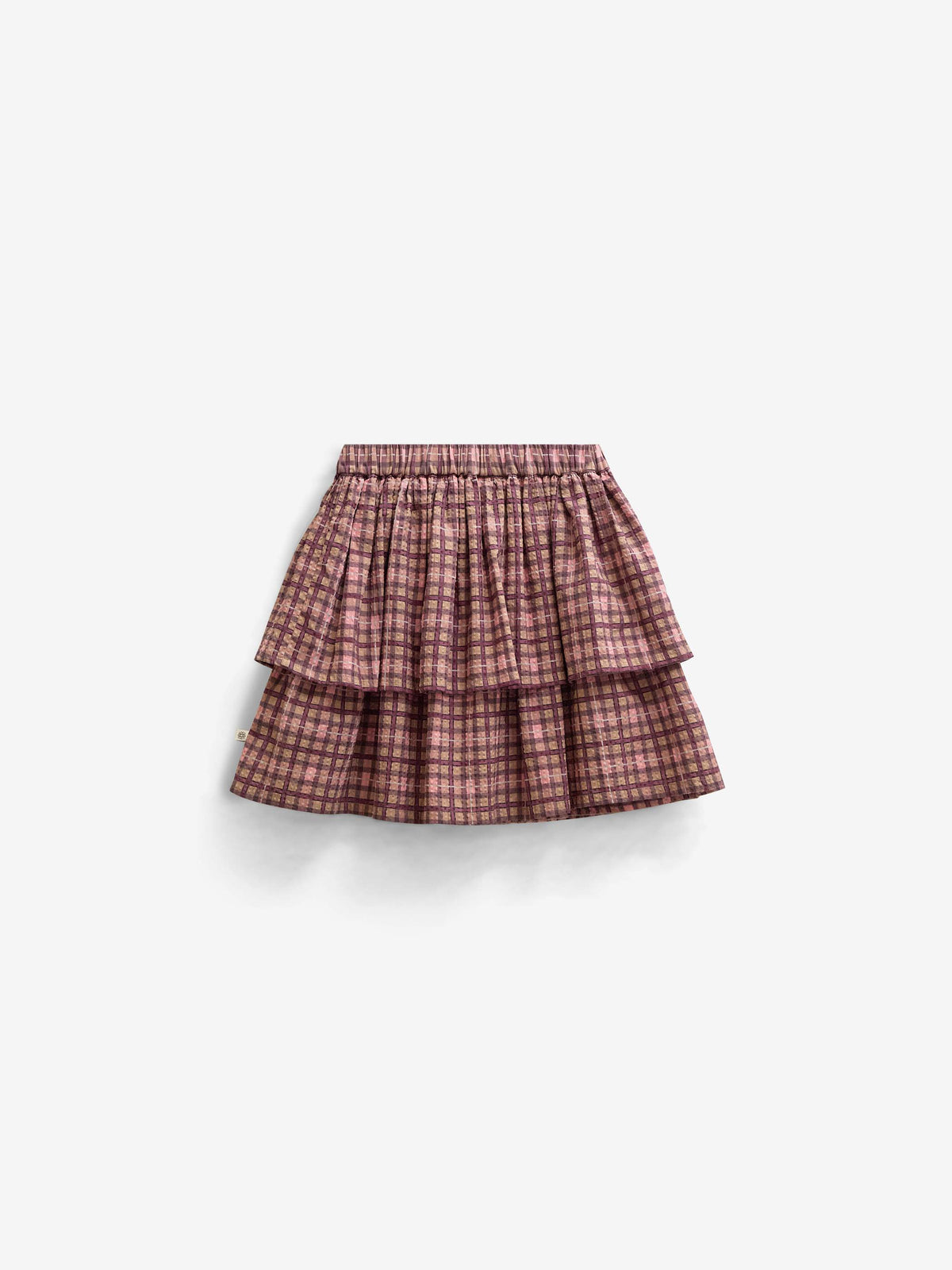 Geruite katoenen rok Tween - Rose | 101498 Penny