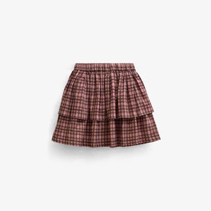Geruite katoenen rok Tween - Rose | 101498 Penny