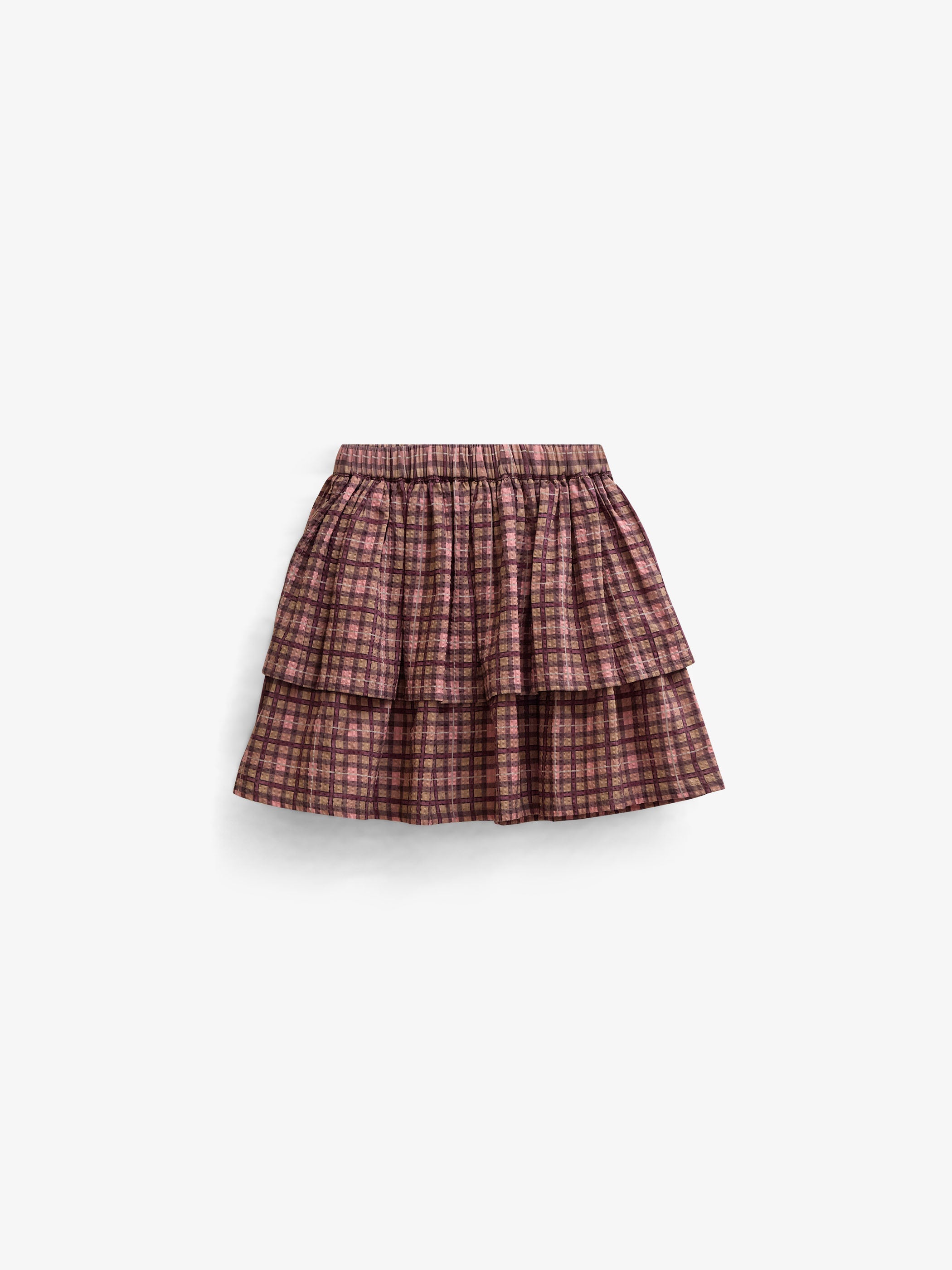 Checked Cotton Skirt - Tween - Rose | 101498 Penny