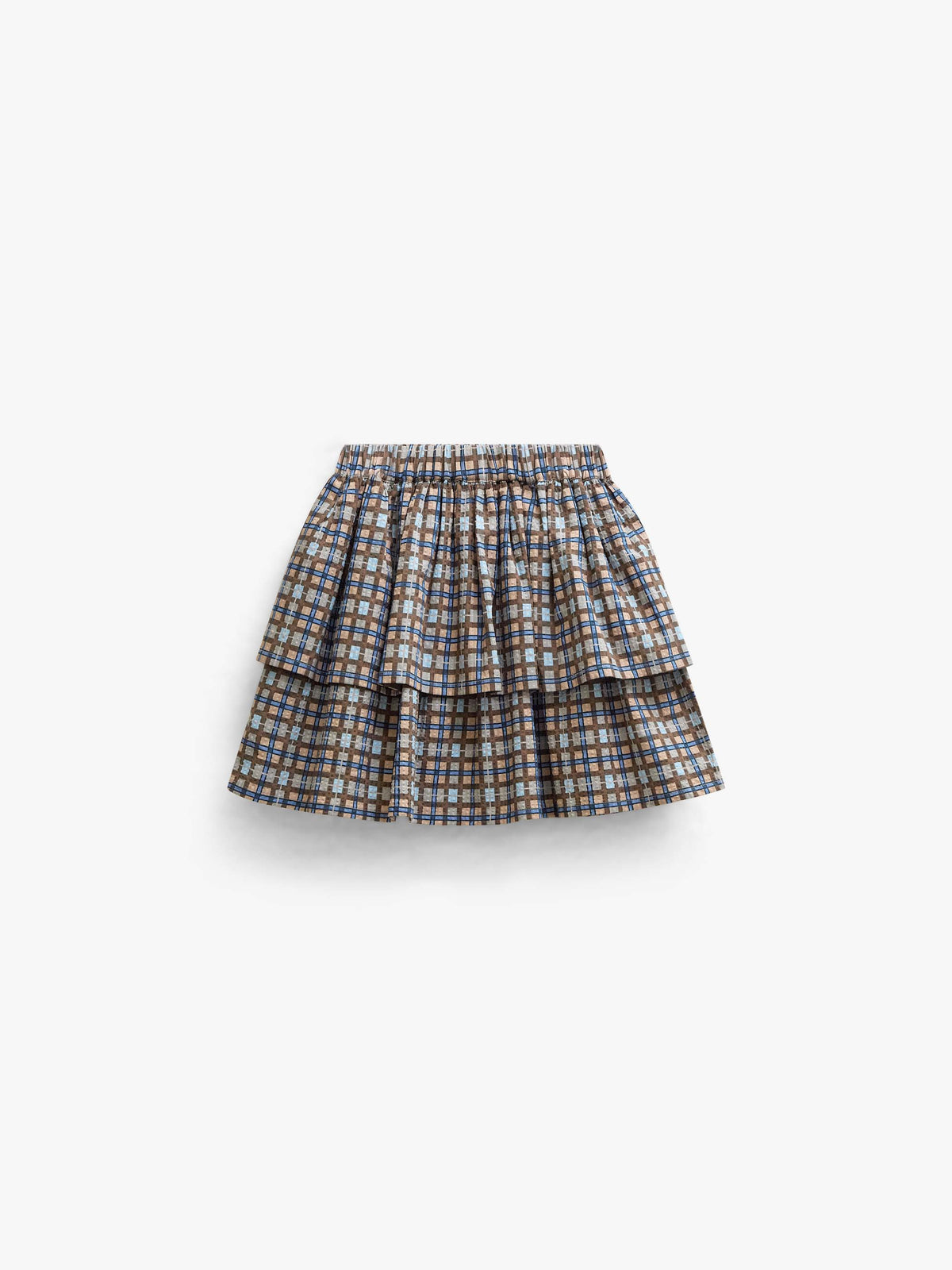 Geruite katoenen rok Tween - Blue | 101500 Penny