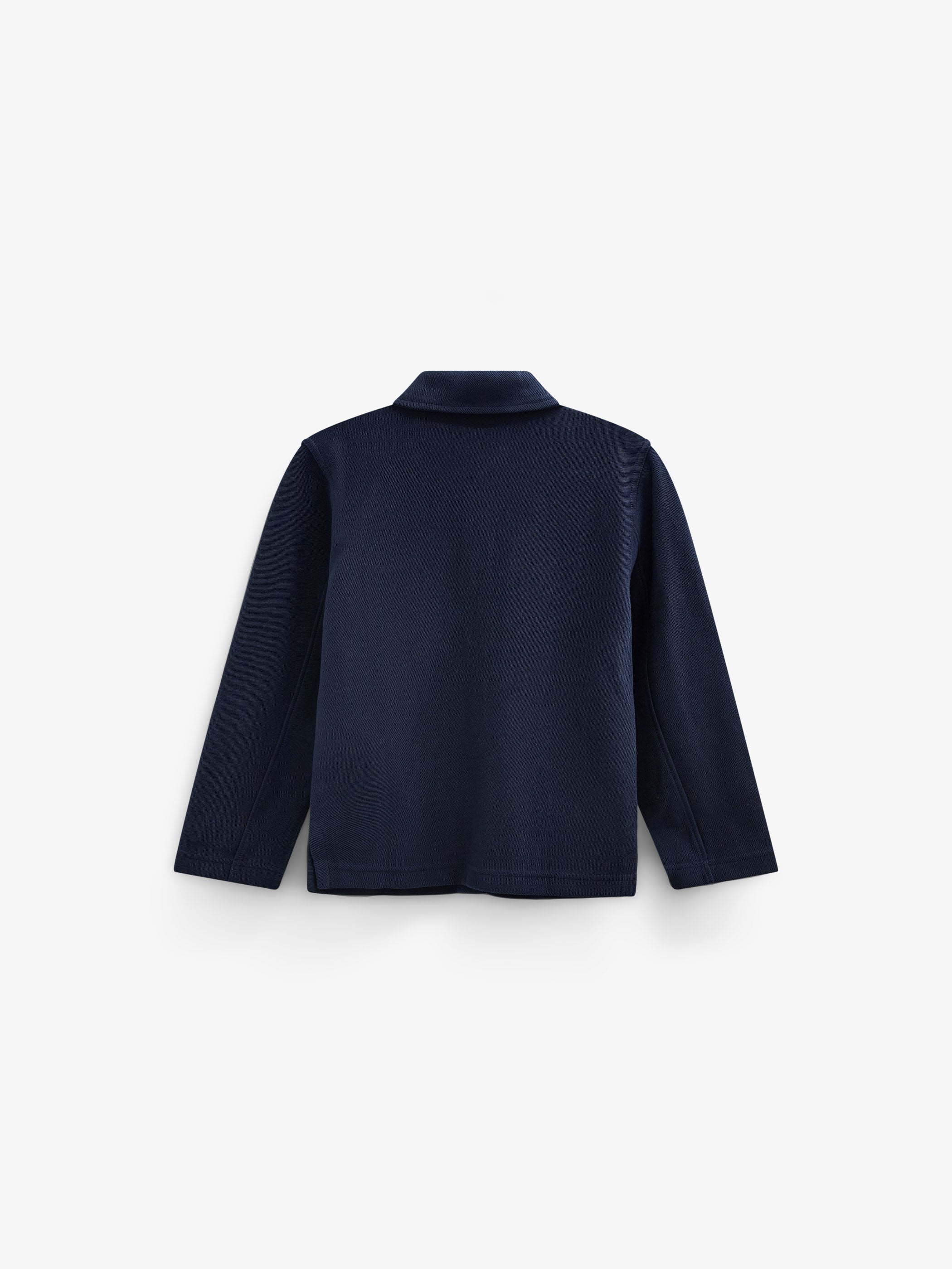 Overshirt in gestructureerde sweatstof Tween - Navy | 101501 Wilder