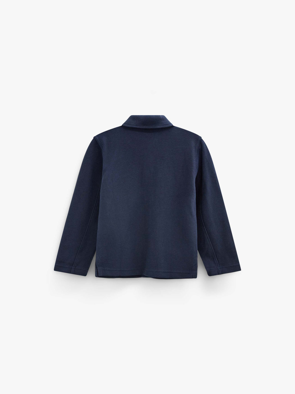 Overshirt in gestructureerde sweatstof Tween - Navy | 101501 Wilder