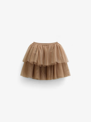 Tulle Skirt - Tween - Light Brown | 101506 Bianca