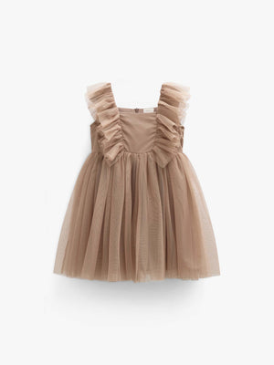 Tulle Dress - Kids - Light Brown | 101509 Bianca