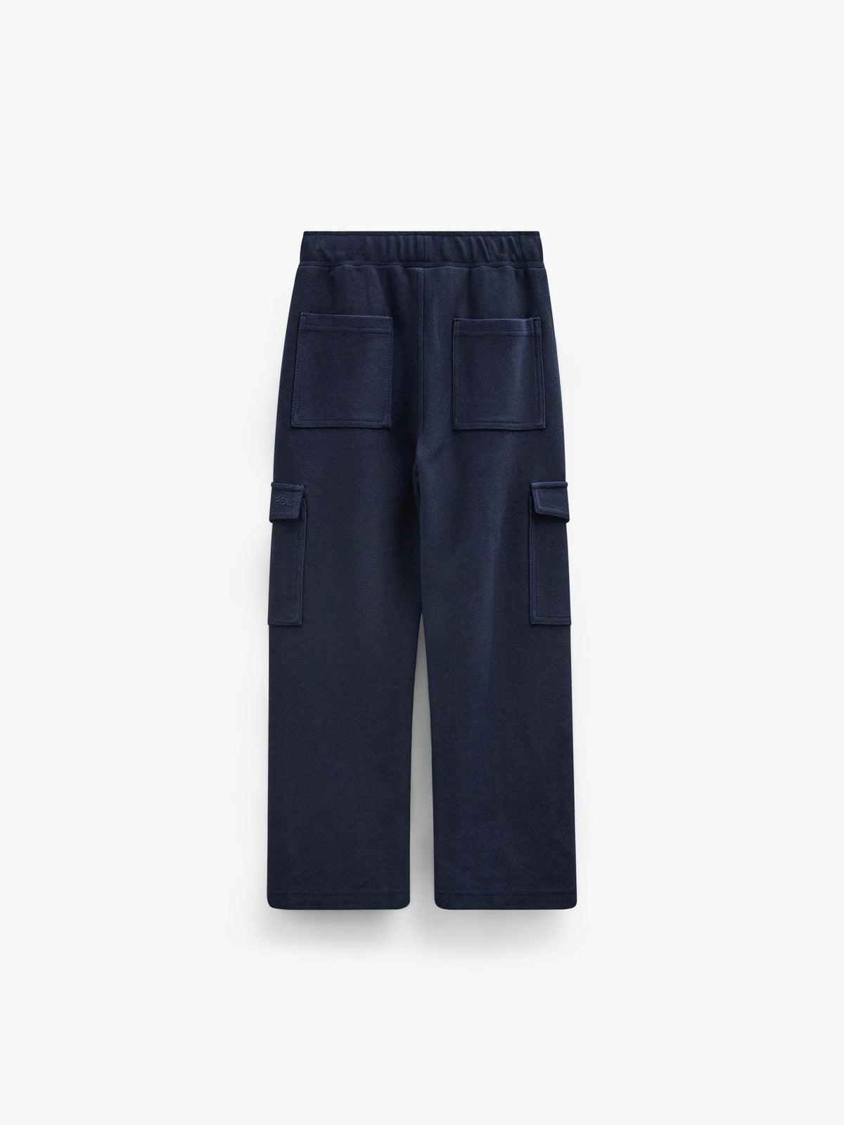 Cargo joggingbroek in gestructureerde sweatstof Tween - Navy | 101511 Wilder