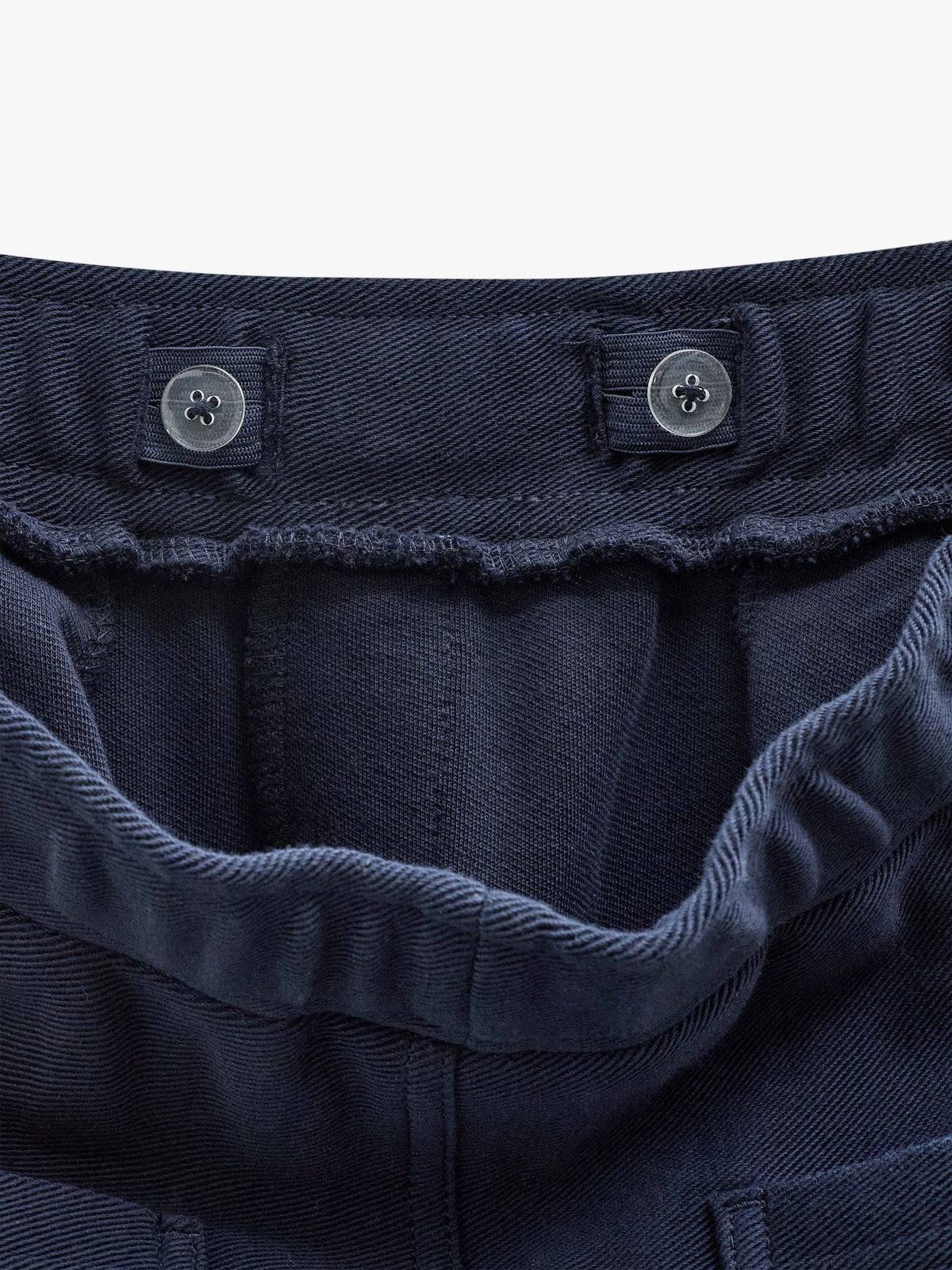 Cargo joggingbroek in gestructureerde sweatstof Tween - Navy | 101511 Wilder