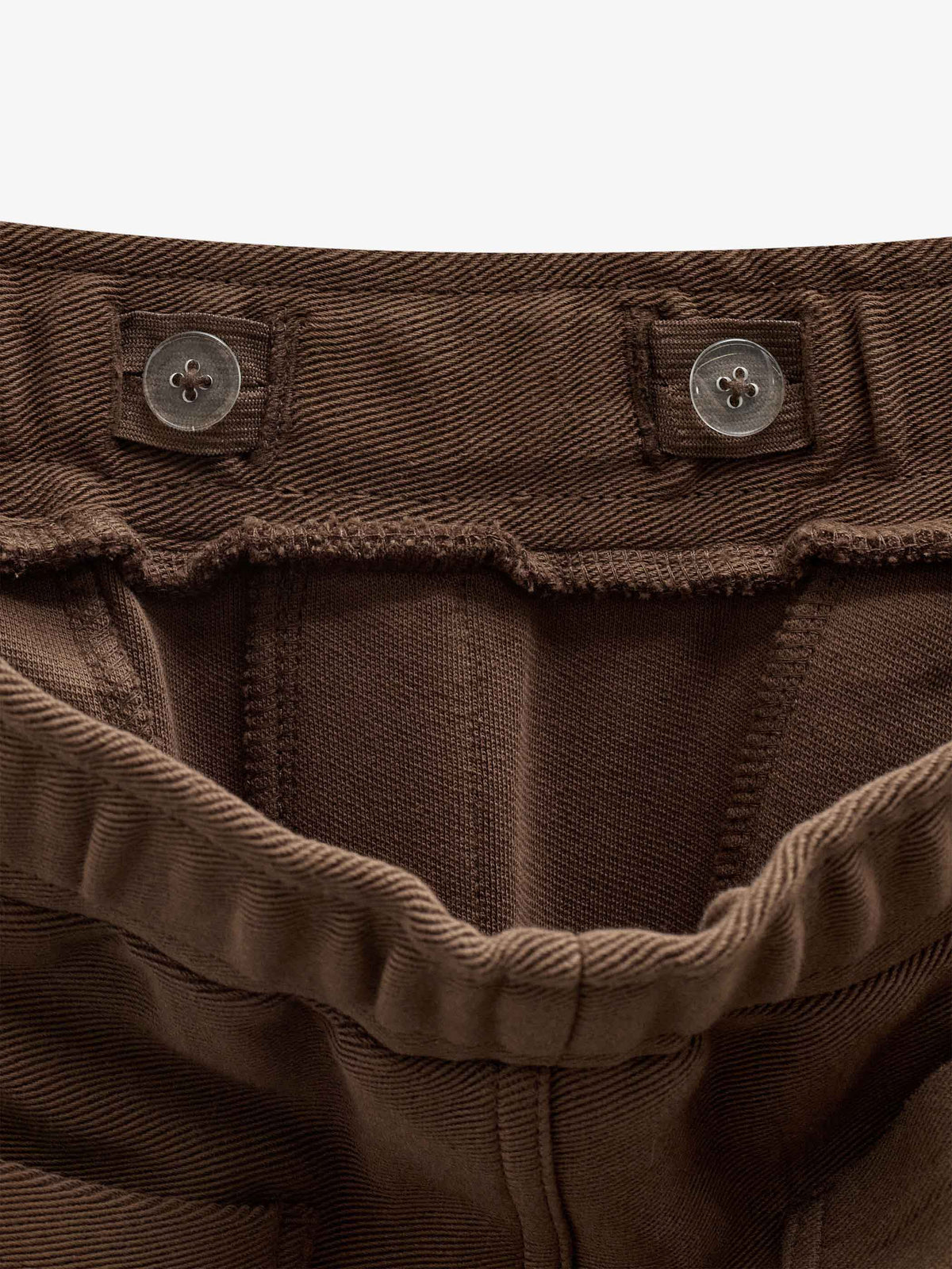 Cargo joggingbroek in gestructureerde sweatstof Tween - Brown | 101512 Wilder
