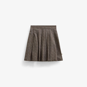 Katoenen rok met visgraatprint Tween - Dark Brown | 101521 Susse