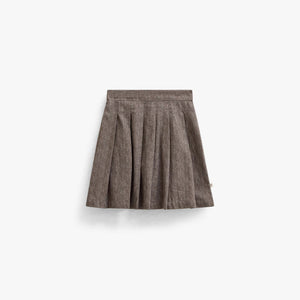 Katoenen rok met visgraatprint Tween - Dark Brown | 101521 Susse