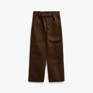 Canvas broek met opgestikte zakken Kids - Dark Brown | 101531 Greyson