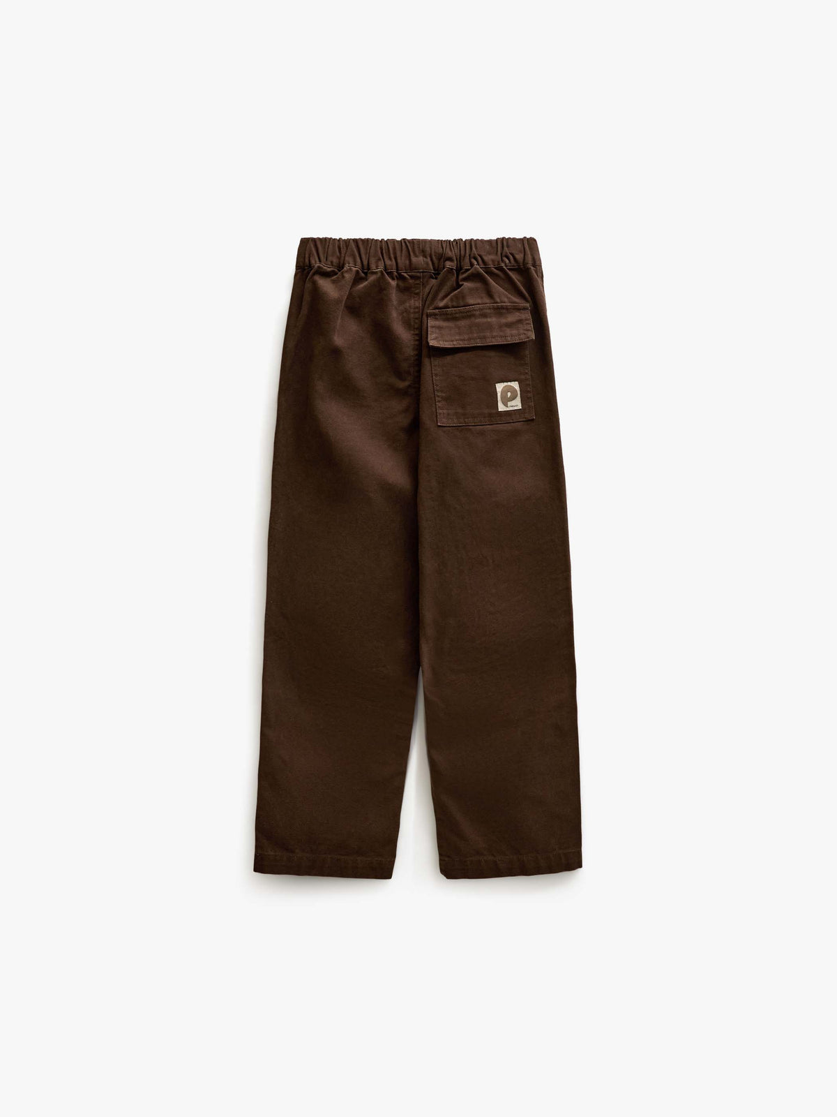Canvas broek met opgestikte zakken Kids - Dark Brown | 101531 Greyson