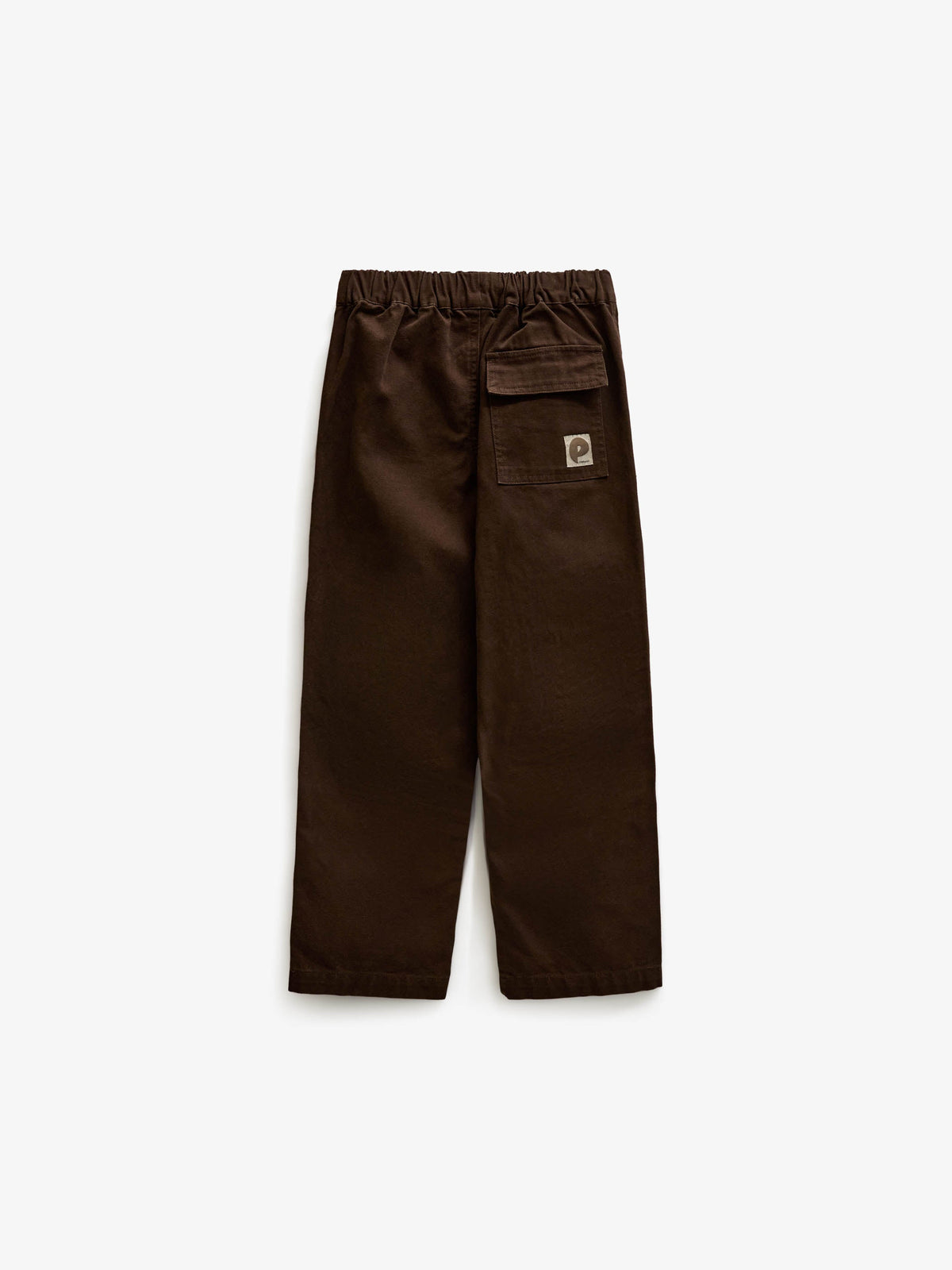 Canvas Patch Pocket Trousers - Kids - Dark Brown | 101531 Greyson