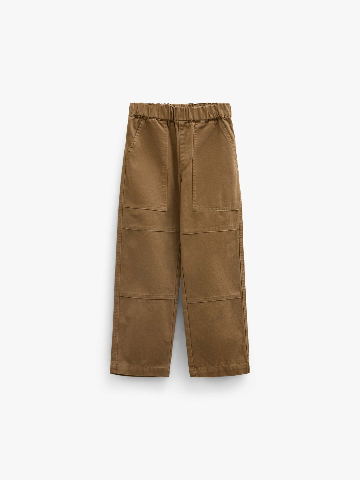 Canvas broek met opgestikte zakken Kids - Light Brown | 101533 Greyson