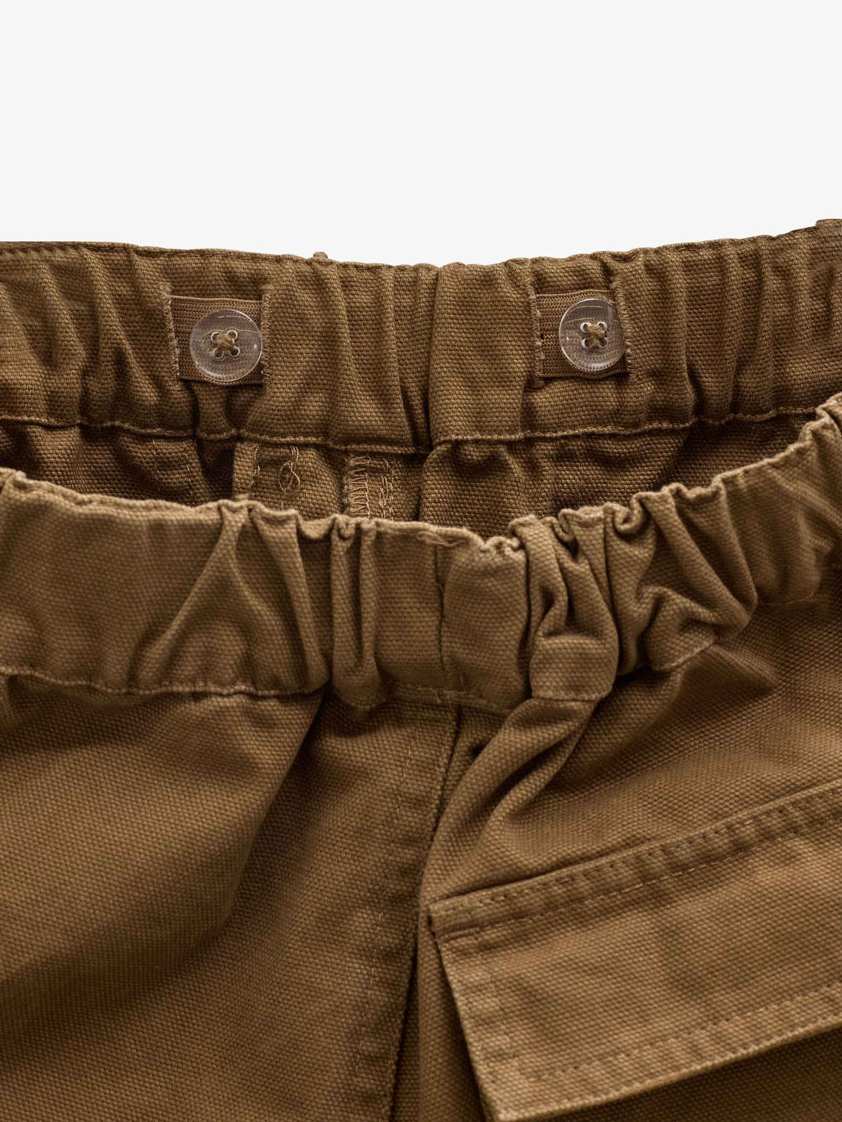 Canvas Patch Pocket Trousers - Kids - Light Brown | 101533 Greyson