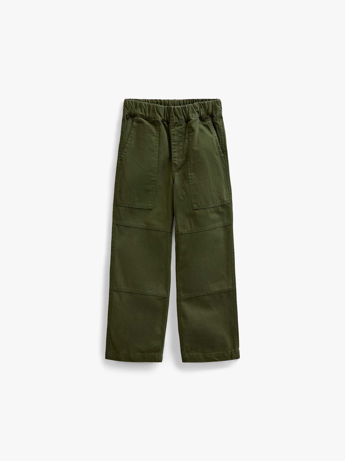 Canvas broek met opgestikte zakken Kids - Moss Green | 101535 Greyson