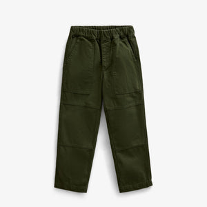 Canvas broek met opgestikte zakken Tween - Moss Green | 101536 Greyson