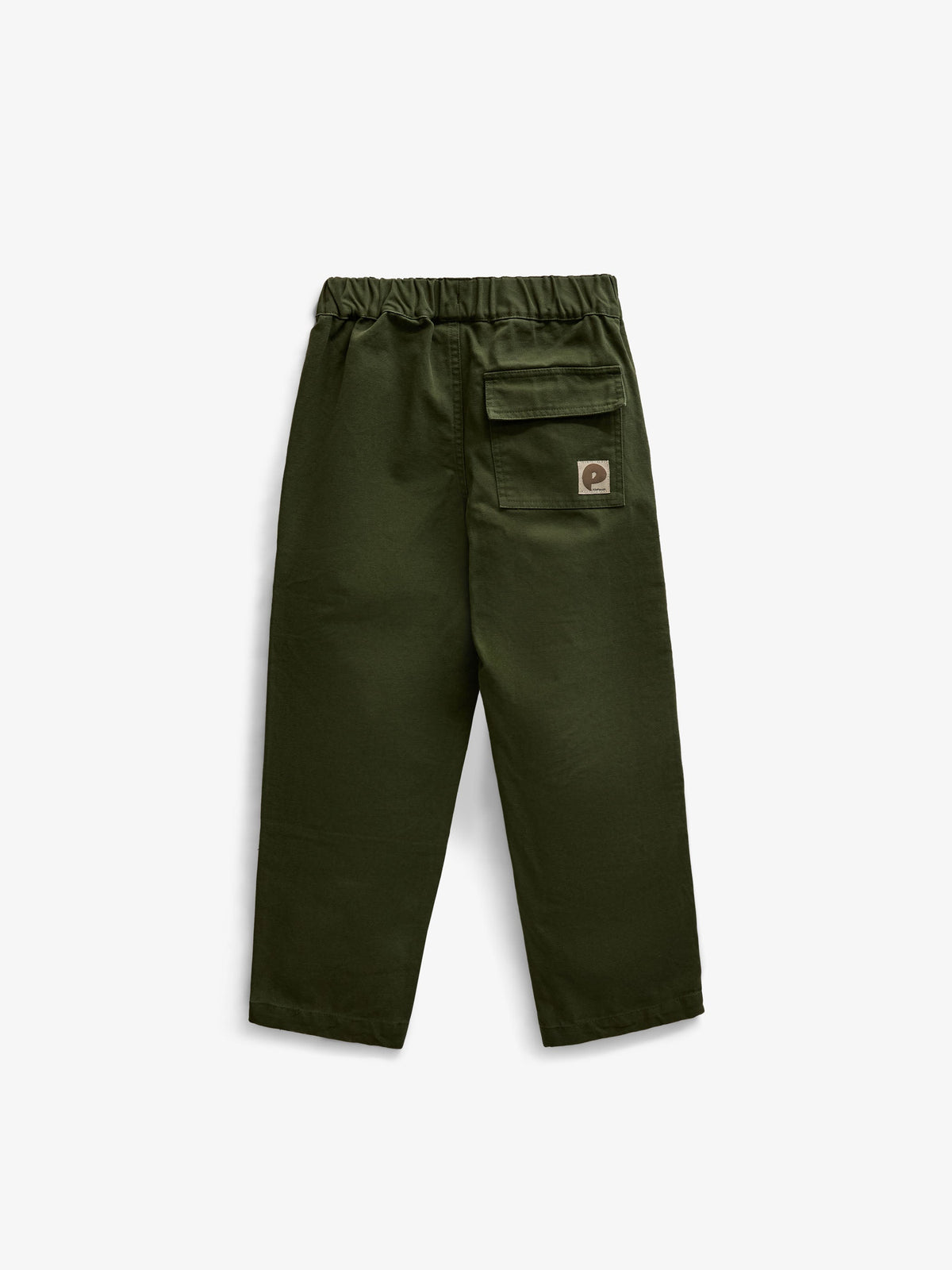 Canvas Patch Pocket Trousers - Kids - Moss Green | 101535 Greyson