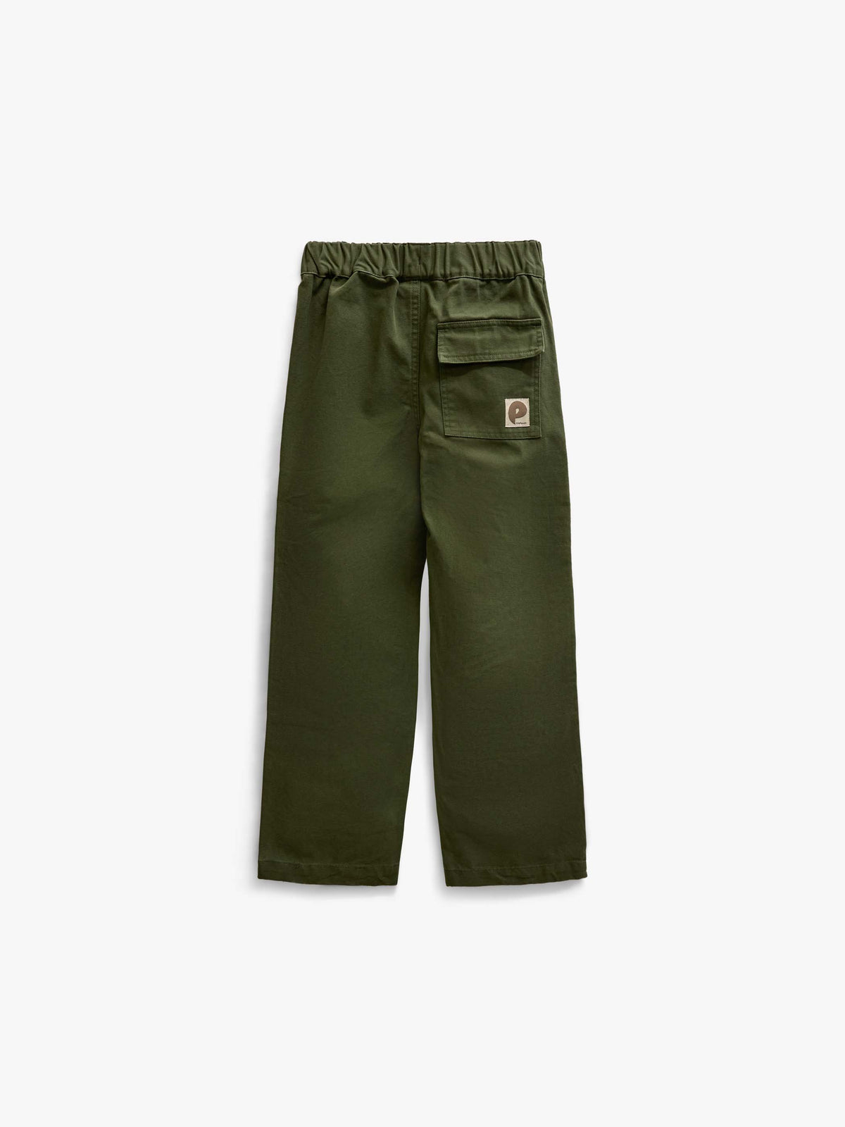 Canvas broek met opgestikte zakken Tween - Moss Green | 101536 Greyson