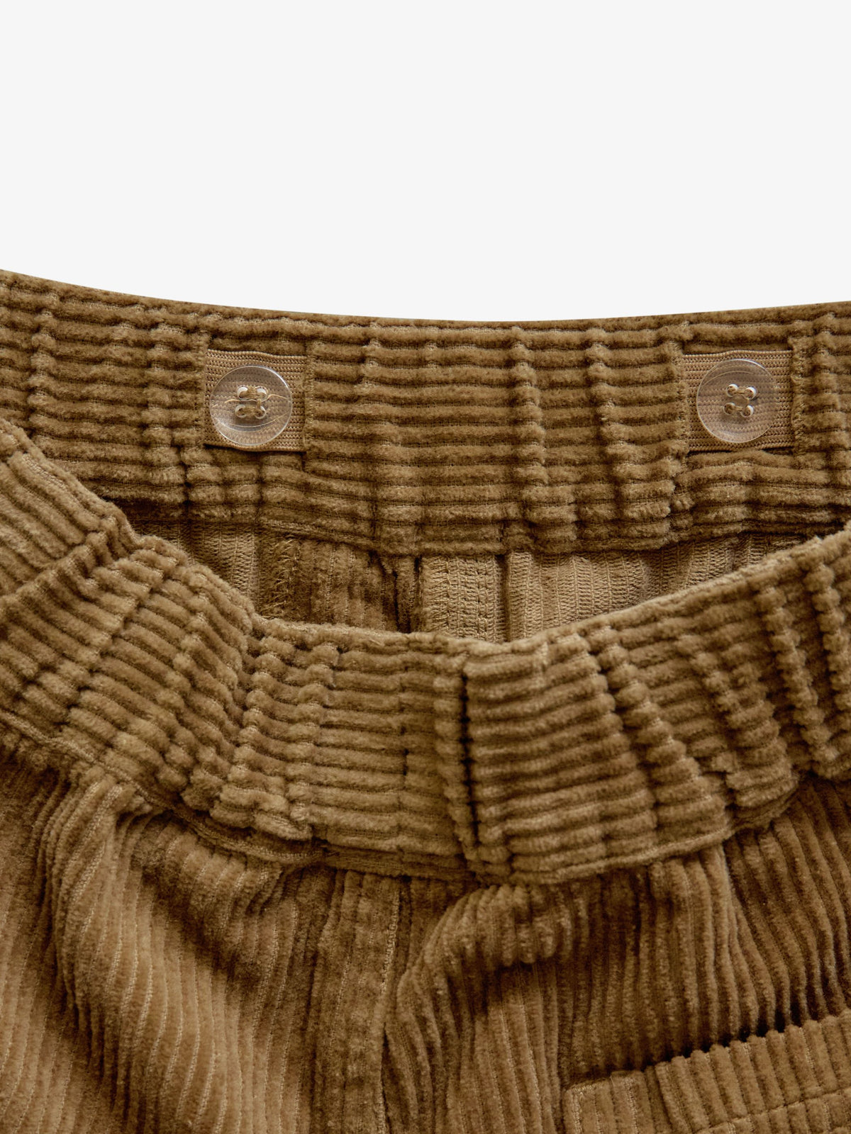 Corduroy broek met opgestikte zakken Kids - Khaki | 101537 Reed
