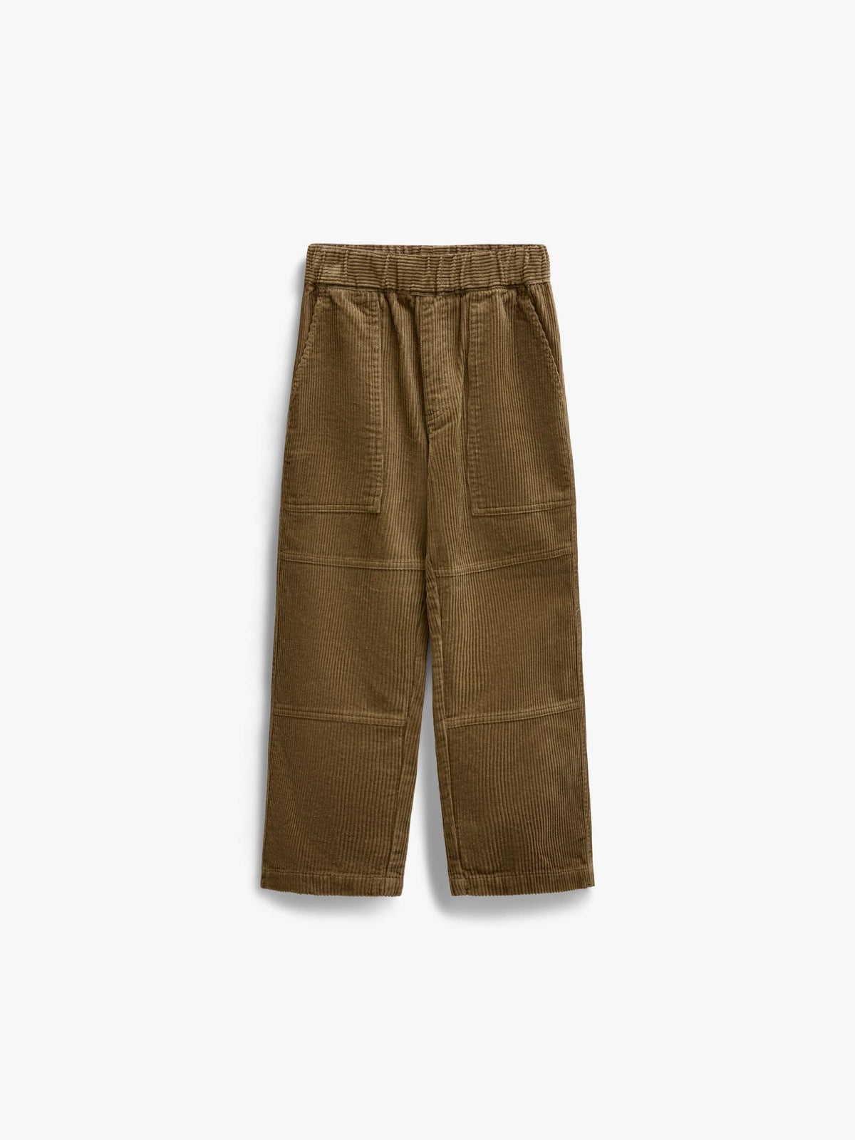 Corduroy broek met opgestikte zakken Tween - Khaki | 101538 Reed