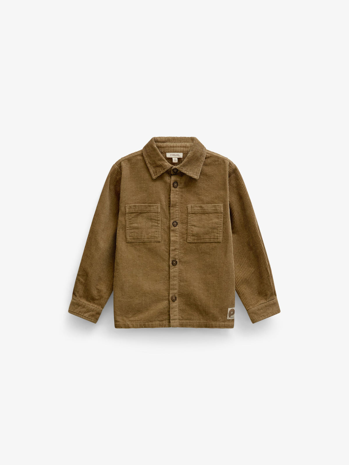 Corduroy overshirt met opgestikte zakken Tween - Khaki | 101540 Reed