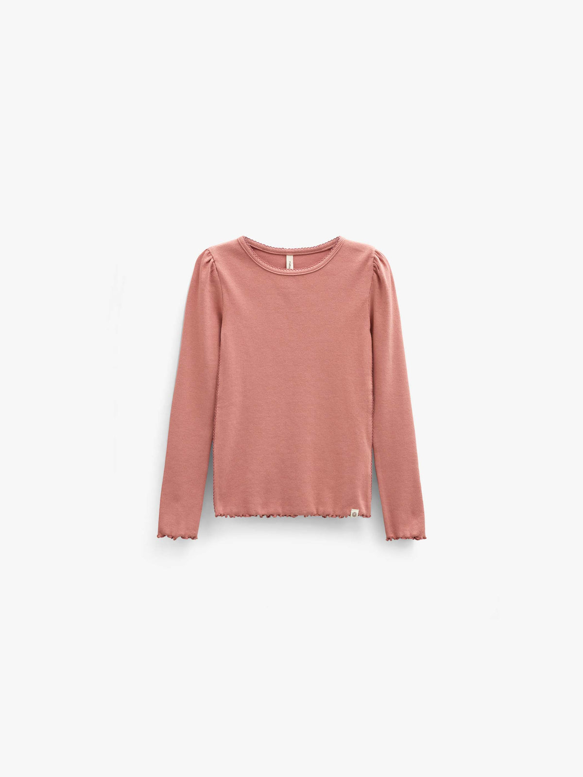Geribd langarmshirt in modalmix Tween - Dusty Rose | 101560 Lottie
