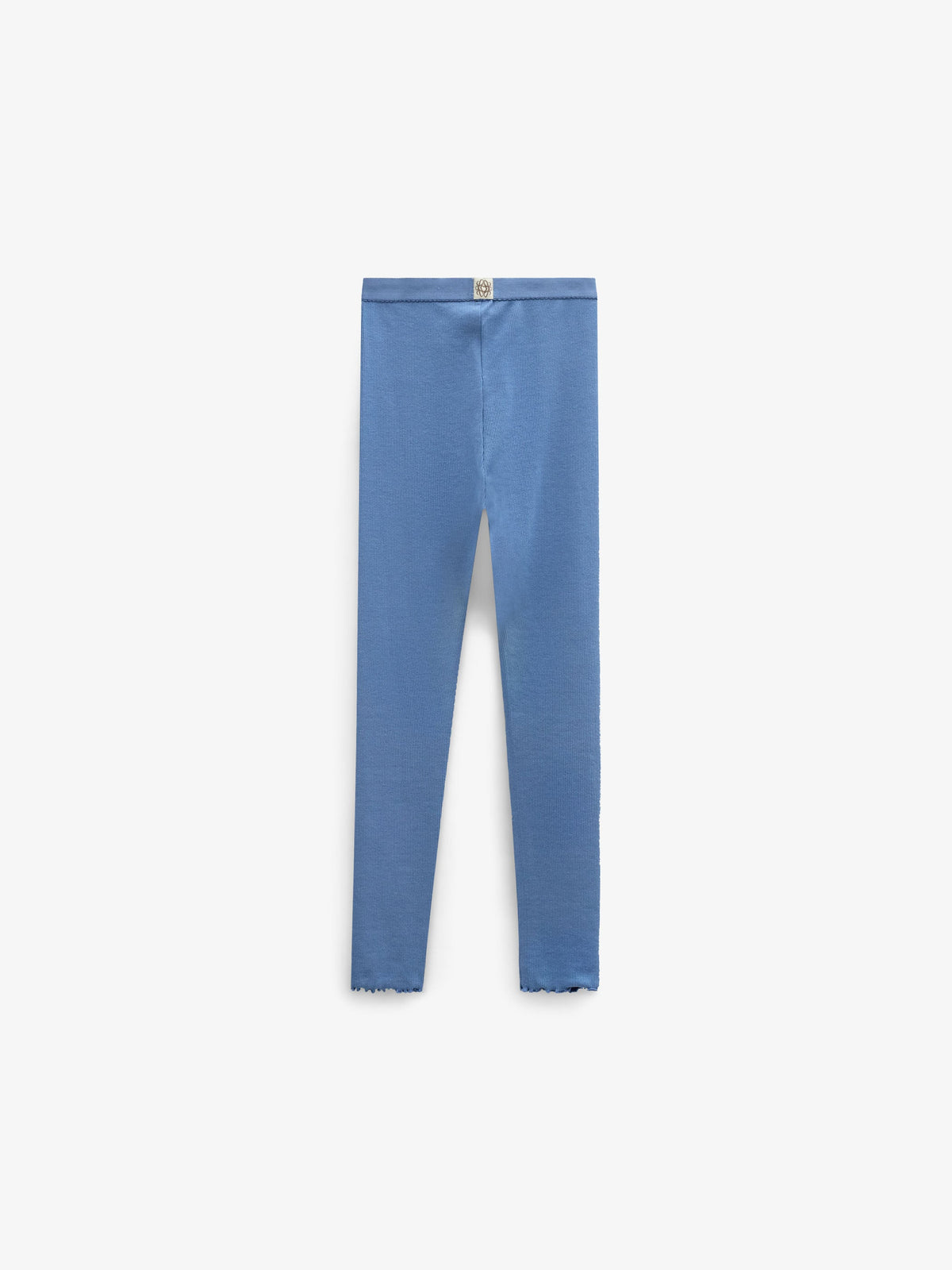 Ribbed Modal-Blend Leggings - Tween - Dusty Blue | 101572 Lottie