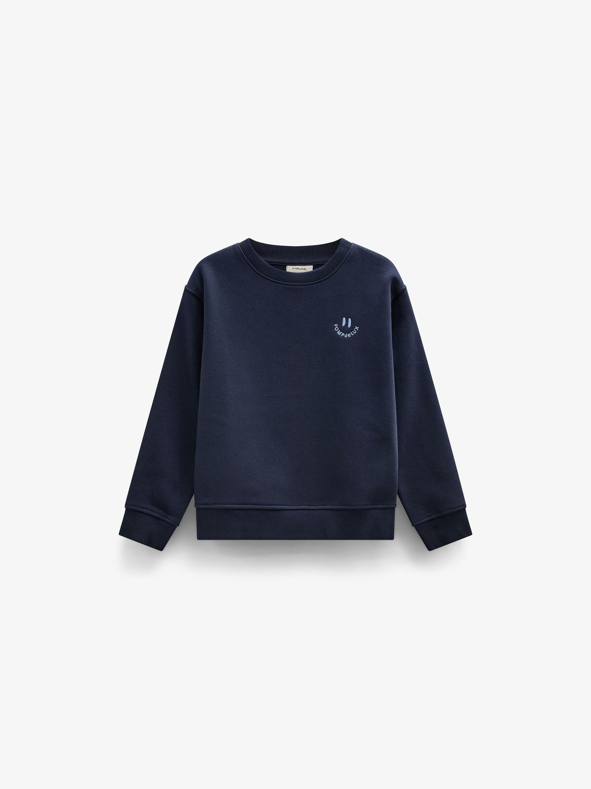 Smiley Crew Neck Sweatshirt - Tween - Navy | 101574 Andrew