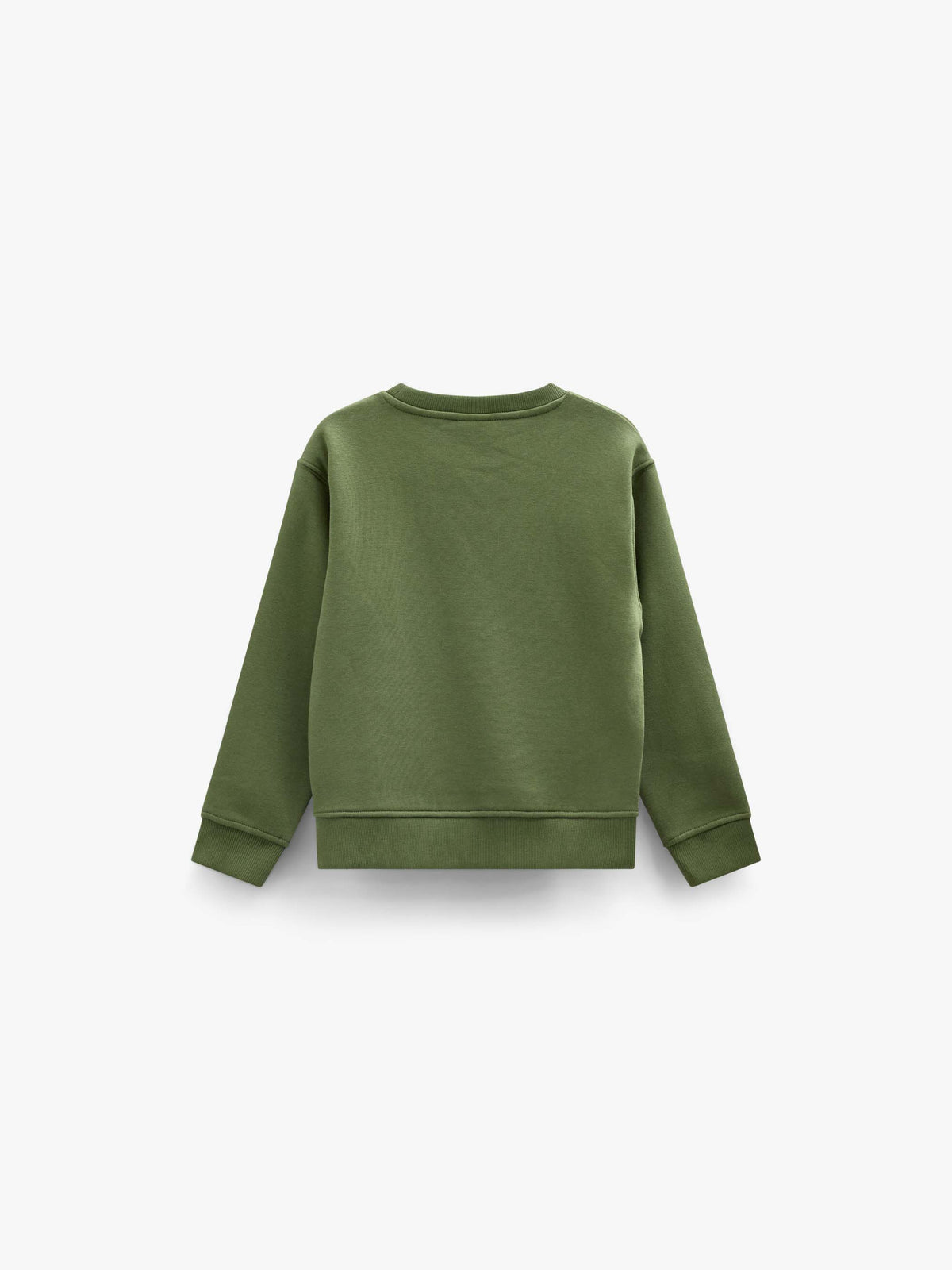 Sweatshirt met ronde hals en smileyborduursel Kids - Moss Green | 101575 Andrew