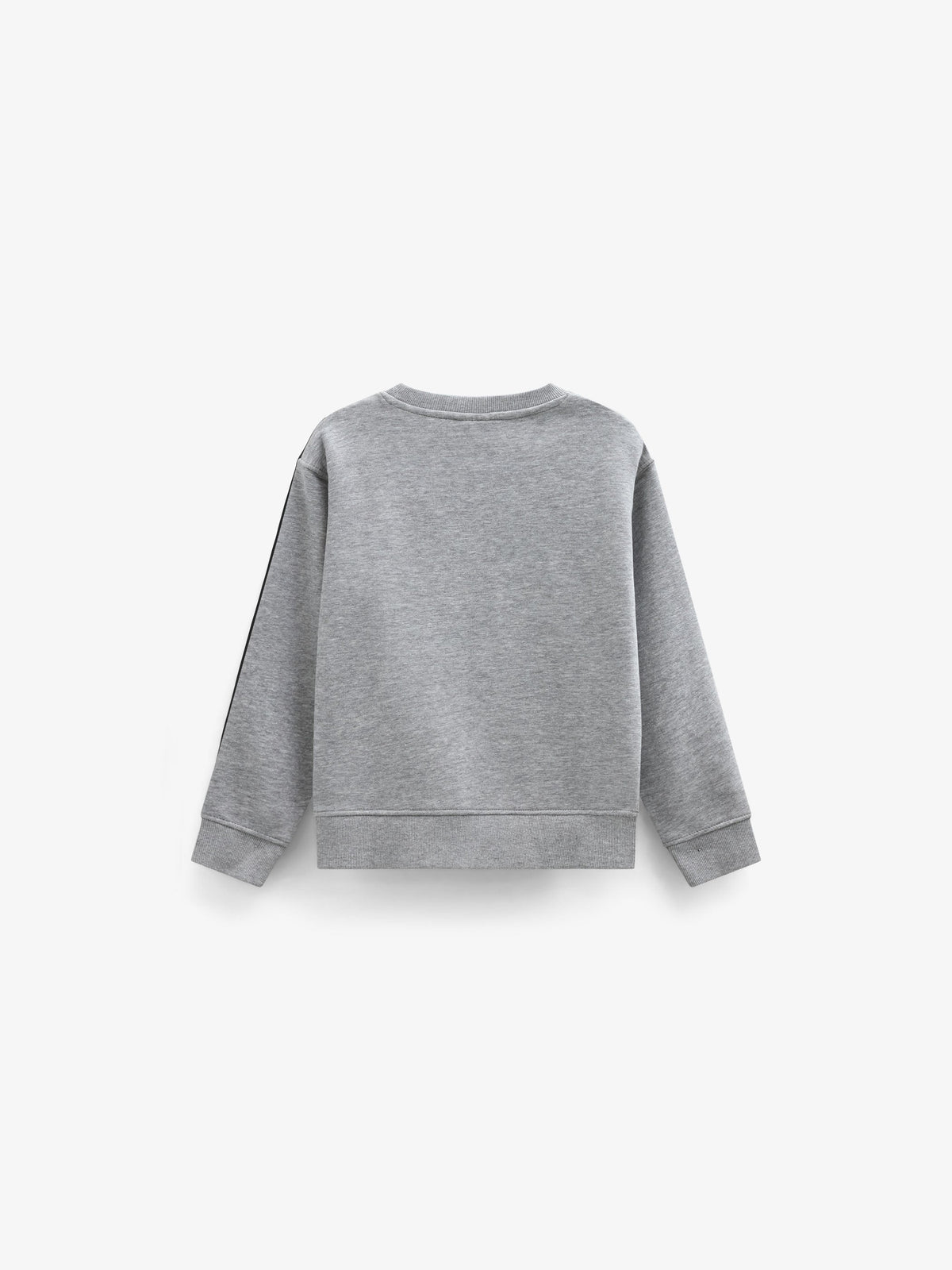 Smiley Crew Neck Sweatshirt - Tween - Grey Melange | 101578 Andrew
