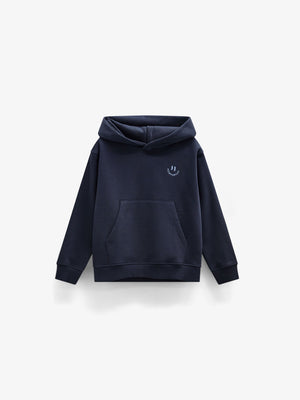 Smiley Hoodie - Tween - Navy | 101580 Andrew