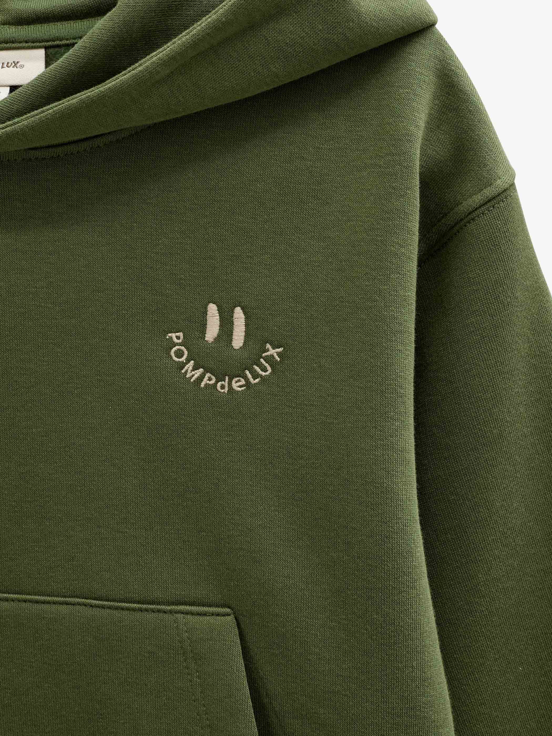 Smiley Hoodie - Tween - Moss Green | 101582 Andrew
