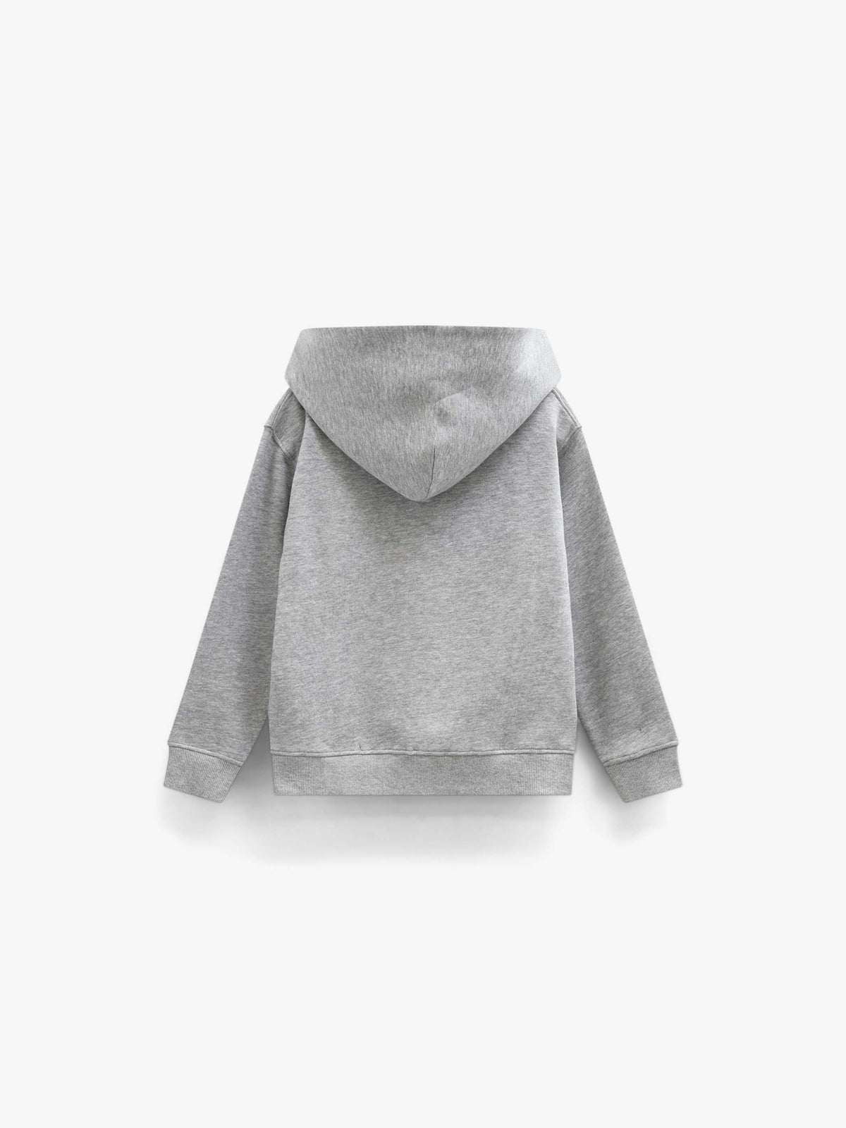 Hoodie met smileyborduursel Tween - Grey Melange | 101584 Andrew